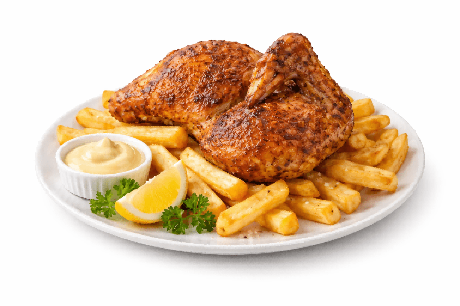Menu Halve Kip