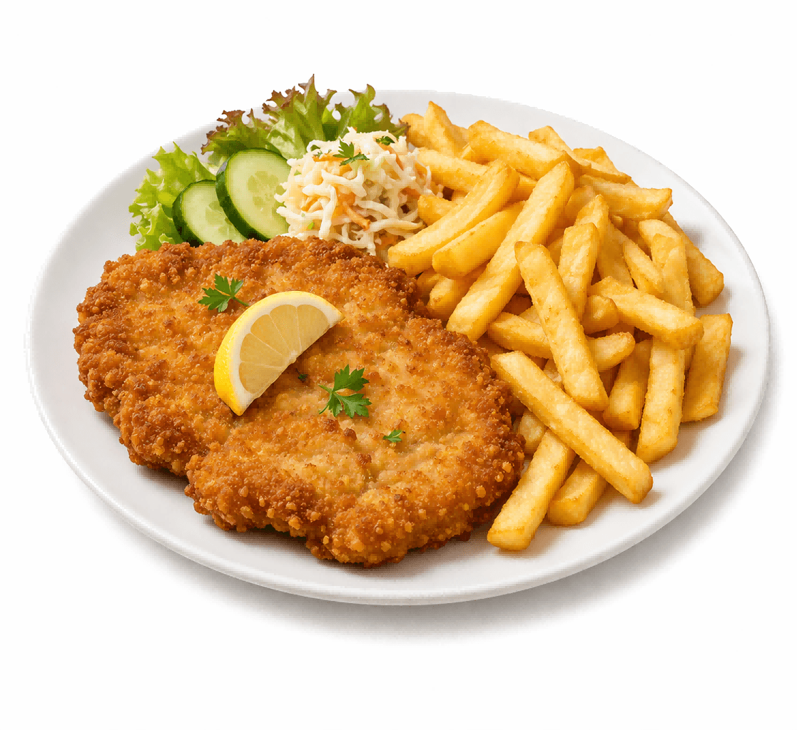Menu Schnitzel