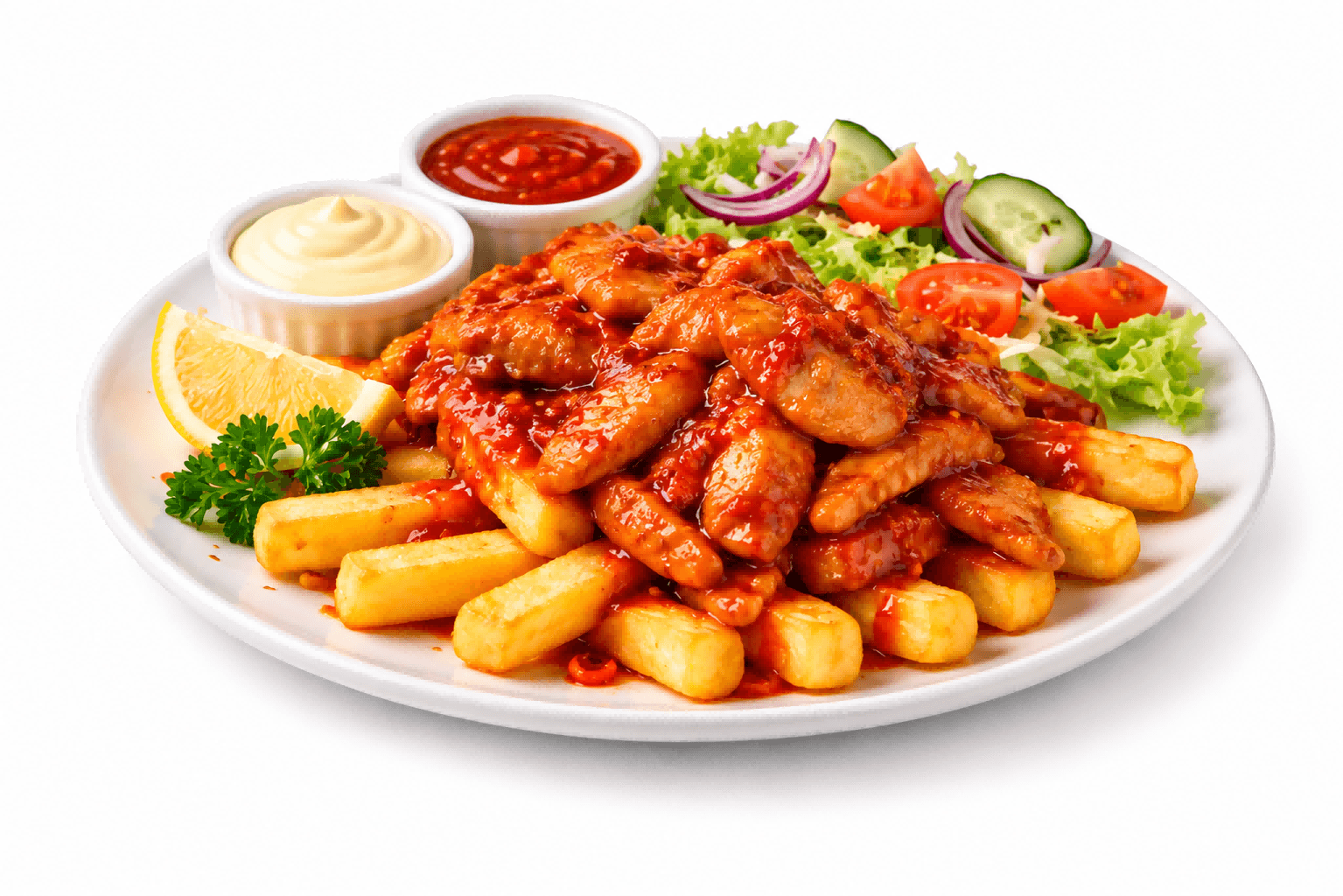 Menu Patat Hete Kip