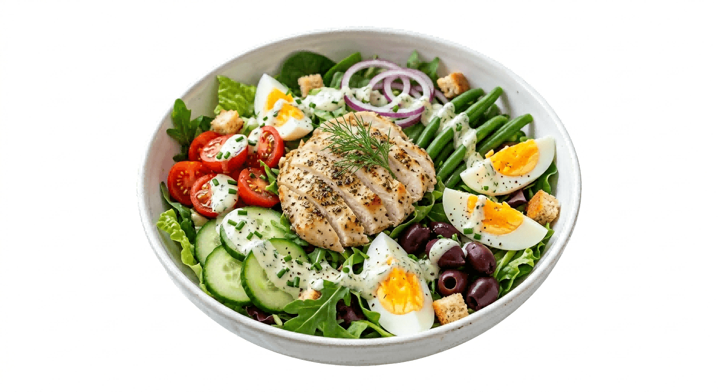Kip Salade maaltijd