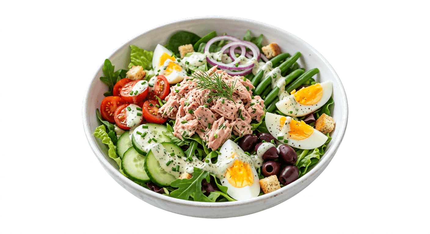 Tonijn Salade maaltijd
